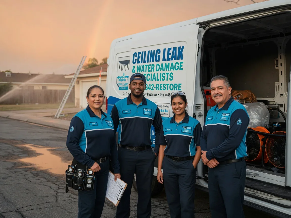 Ceiling Leak Cleanup company in Paige, TX